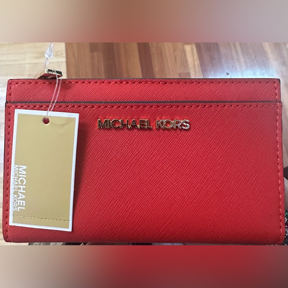 Michael Kors Jet Set SM Zip Card Wallet Case